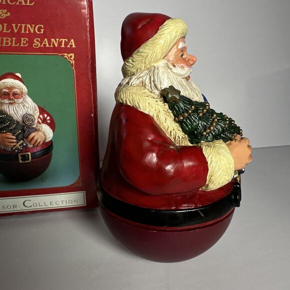 Windsor Collection- Musical & Revolving Collectible Santa 7” Tall - Picture 3 of 7